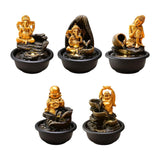 Maxbell Tabletop Water Fountain Buddha Statue for Office Farmhouse Birthday Gifts Hindu Ganesha