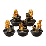 Maxbell Tabletop Water Fountain Buddha Statue for Office Farmhouse Birthday Gifts Hindu Ganesha
