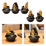 Maxbell Tabletop Water Fountain Buddha Statue for Office Farmhouse Birthday Gifts Hindu Ganesha