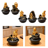 Maxbell Tabletop Water Fountain Buddha Statue for Office Farmhouse Birthday Gifts Hindu Ganesha