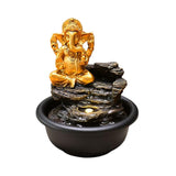 Maxbell Tabletop Water Fountain Buddha Statue for Office Farmhouse Birthday Gifts Hindu Ganesha