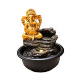 Maxbell Tabletop Water Fountain Buddha Statue for Office Farmhouse Birthday Gifts Hindu Ganesha