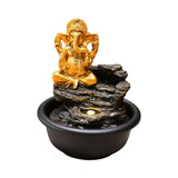 Maxbell Tabletop Water Fountain Buddha Statue for Office Farmhouse Birthday Gifts Hindu Ganesha