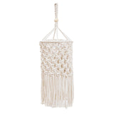 Maxbell Boho Lamp Shade Wall Tapestry Macrame Lamp Shade for Corridor Hotel Indoor Style A