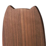 Maxbell Wooden Bookends Decorative Bookends for Shelves for Home Children Classmates Dark Walnut