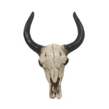 Maxbell Bull Head Wall Sculpture Rustic Realistic Resin Small for Housewarming Gift
