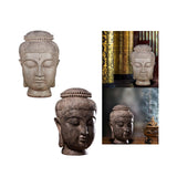 Maxbell Collectible Sculpture Collection Meditation Figurines Buddha Head Statue White