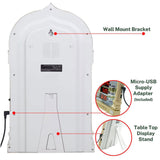 Maxbell Azan Clock Muslim Eid Alarm Clock Mosque Azan Clock 8 Athan Sounds