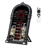 Maxbell Azan Clock Muslim Eid Alarm Clock Mosque Azan Clock 8 Athan Sounds