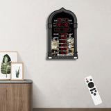 Maxbell Azan Clock Muslim Eid Alarm Clock Mosque Azan Clock 8 Athan Sounds