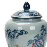 Maxbell Decorative Porcelain Jar Vase Centerpiece Ginger Jar Chinese Classic Elegant Medium