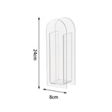 Maxbell Unique Vase Geometric Arch Elegant Acrylic flower buckets for Restaurant Style A