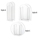 Maxbell Unique Vase Geometric Arch Elegant Acrylic flower buckets for Restaurant Style A