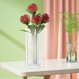 Maxbell Unique Vase Geometric Arch Elegant Acrylic flower buckets for Restaurant Style A