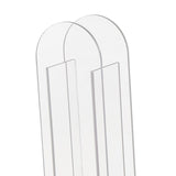 Maxbell Unique Vase Geometric Arch Elegant Acrylic flower buckets for Restaurant Style A