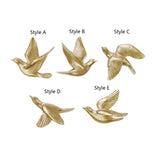 Maxbell Birds Swallows Wall Mounted Decor DIY 3D Hanging Birds Wall Decor for Garden Style A