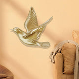 Maxbell Birds Swallows Wall Mounted Decor DIY 3D Hanging Birds Wall Decor for Garden Style A