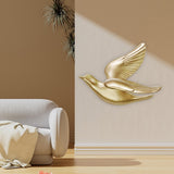 Maxbell Birds Swallows Wall Mounted Decor DIY 3D Hanging Birds Wall Decor for Garden Style E