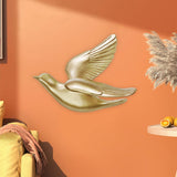 Maxbell Birds Swallows Wall Mounted Decor DIY 3D Hanging Birds Wall Decor for Garden Style E