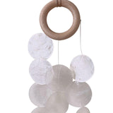 Maxbell Shell Wind Chimes Handmade Cute Baby Crib Hanging Toy for Backyard Lawn Yard B
