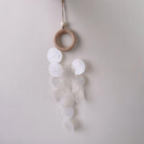 Maxbell Shell Wind Chimes Handmade Cute Baby Crib Hanging Toy for Backyard Lawn Yard B
