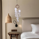 Maxbell Shell Wind Chimes Handmade Cute Baby Crib Hanging Toy for Backyard Lawn Yard B