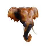 Maxbell Wall Elephant Sculpture Wall Hanging for Living Room Background Housewarming 12inch