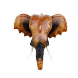 Maxbell Wall Elephant Sculpture Wall Hanging for Living Room Background Housewarming 12inch