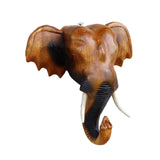 Maxbell Wall Elephant Sculpture Wall Hanging for Living Room Background Housewarming 12inch