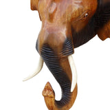 Maxbell Wall Elephant Sculpture Wall Hanging for Living Room Background Housewarming 12inch