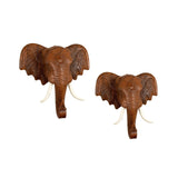 Maxbell Elephant Head Wall Decoration Durable Hanging for Backdrop Living Room Study 30.5cmx30.5cm