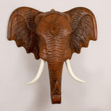 Maxbell Elephant Head Wall Decoration Durable Hanging for Backdrop Living Room Study 30.5cmx30.5cm