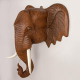 Maxbell Elephant Head Wall Decoration Durable Hanging for Backdrop Living Room Study 30.5cmx30.5cm