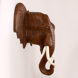 Maxbell Elephant Head Wall Decoration Durable Hanging for Backdrop Living Room Study 30.5cmx30.5cm