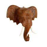 Maxbell Elephant Head Wall Decoration Durable Hanging for Backdrop Living Room Study 30.5cmx30.5cm