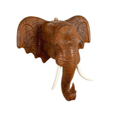 Maxbell Elephant Head Wall Decoration Durable Hanging for Backdrop Living Room Study 30.5cmx30.5cm
