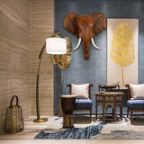 Maxbell Elephant Head Wall Decoration Durable Hanging for Backdrop Living Room Study 30.5cmx30.5cm