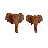 Maxbell Elephant Head Wall Decoration Durable Hanging for Backdrop Living Room Study 30.5cmx30.5cm