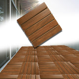 Maxbell Outdoor Flooring Premium Interlocking Deck Tiles for Outside Walkway Pathway
