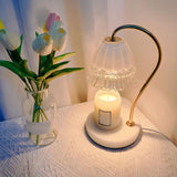 Maxbell Candle Warmer Lamp for Jar Candle Adjustable No Flame Wax Melting Heater White