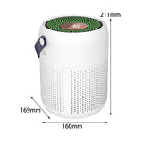 Maxbell Desktop Air Cleaner Quiet USB Bedroom Dust Personal Air Purifier HEPA Filter