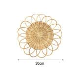 Maxbell Wall Decor Art Basket Unique Round Hanging Basket Decorative for Living Room