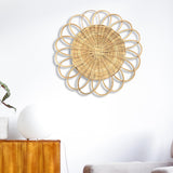 Maxbell Wall Decor Art Basket Unique Round Hanging Basket Decorative for Living Room