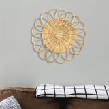 Maxbell Wall Decor Art Basket Unique Round Hanging Basket Decorative for Living Room