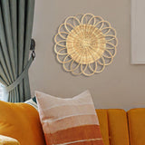 Maxbell Wall Decor Art Basket Unique Round Hanging Basket Decorative for Living Room