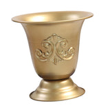 Maxbell Plant Holder Stand Dried Flowers Holder Desk Wedding Metal Cup Flowers Vases