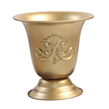 Maxbell Plant Holder Stand Dried Flowers Holder Desk Wedding Metal Cup Flowers Vases