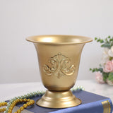 Maxbell Plant Holder Stand Dried Flowers Holder Desk Wedding Metal Cup Flowers Vases