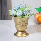Maxbell Plant Holder Stand Dried Flowers Holder Desk Wedding Metal Cup Flowers Vases