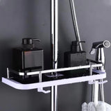 Maxbell Shower Caddy Shelf Storage Rack Tray Bathroom Floating Shelves Multifunction